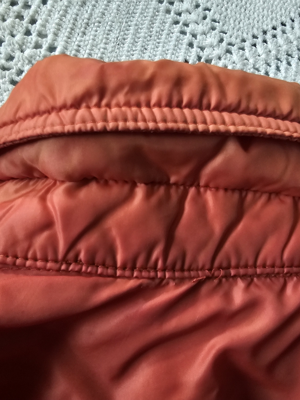 Vintage Colorblock Puffer Vest White Stag Brand - Picture 10 of 14